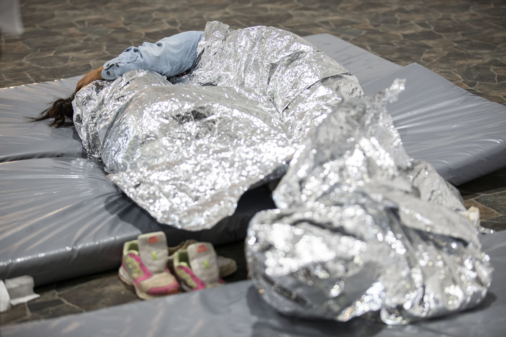 U.S.-Mexico border/holding facility in Yuma